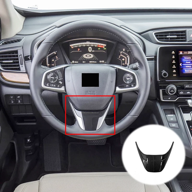 Для Honda CR-V CRV 2017 2018 авто аксессуары АБС-пластик рулевого колеса автомобиля и