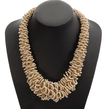 BeUrSelf Bohemian Antique Statement Necklace for Women Ethnic Ivory Seed Beaded Choker Necklace Handmade Jewelry Dropshipping
BeUrSelf Bohemian Antique Statement Necklace for Women Ethnic Ivory Seed Beaded Choker Necklace Handmade Jewelry Dropshipping