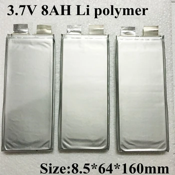 Promotion! 10pcs Easy To Connect 3.7V 8Ah Lithium Polymer Battery 3.7V 8564160 3-5C Bateria for DIY 36V 48V Electric Motor Bike
Promotion! 10pcs Easy To Connect 3.7V 8Ah Lithium Polymer Battery 3.7V 8564160 3-5C Bateria for DIY 36V 48V Electric Motor Bike