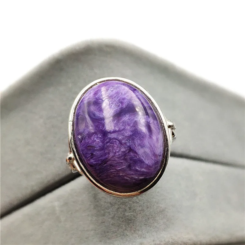 100% Natural Charoite Purple Woman Big Beads Ring 20x15mm Charoite 925 Silver Adjustable All Size Reiki Drop Shipping AAAAA
100% Natural Charoite Purple Woman Big Beads Ring 20x15mm Charoite 925 Silver Adjustable All Size Reiki Drop Shipping AAAAA