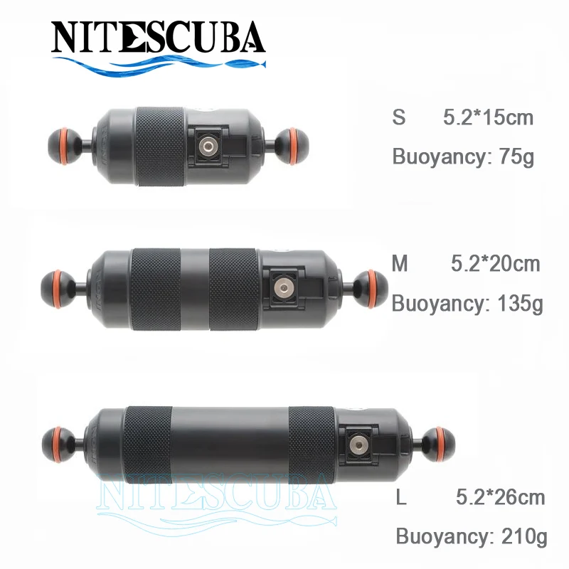 NiteScuba Diving Floating Buoy INON Float Arm for TG5 RX100 Gopro Canon Camera housing& strobe Flashlight Underwater Photography
NiteScuba Diving Floating Buoy INON Float Arm for TG5 RX100 Gopro Canon Camera housing& strobe Flashlight Underwater Photography