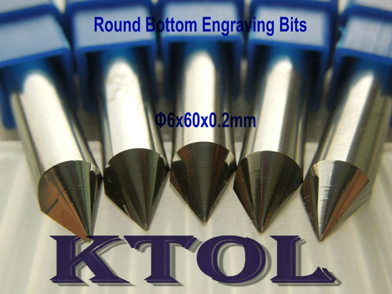 10pcs 6mmx60 Angle, 0.2mm Ball End Cutting Tools China,Solid Carbide CNC Cutter Endmills for fine 3D Engraving Wood, MDF, Acryl
10pcs 6mmx60 Angle, 0.2mm Ball End Cutting Tools China,Solid Carbide CNC Cutter Endmills for fine 3D Engraving Wood, MDF, Acryl