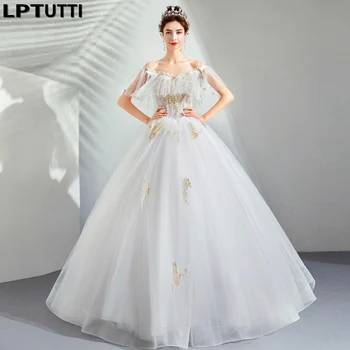 LPTUTTI Beading Embroidery New Vintage Princess Bridal Marriage Gown Bride Simple Party Events Long Luxury Wedding Dresses
LPTUTTI Beading Embroidery New Vintage Princess Bridal Marriage Gown Bride Simple Party Events Long Luxury Wedding Dresses
