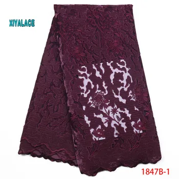 Blue African Lace Fabric 2019 High Quality Nigerian Lace Fabrics Cord Fabric Embroidery French Velvet tulle Lace YA2413B-5
Blue African Lace Fabric 2019 High Quality Nigerian Lace Fabrics Cord Fabric Embroidery French Velvet tulle Lace YA2413B-5