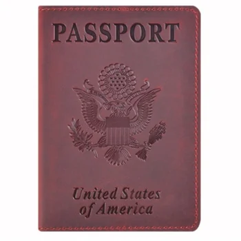 Mcneely Crazy Horse Leather Passport Cover Solid Credit Card ID Holder Passport Case Business Unisex Travel Wallet Case for USA
Mcneely Crazy Horse Leather Passport Cover Solid Credit Card ID Holder Passport Case Business Unisex Travel Wallet Case for USA