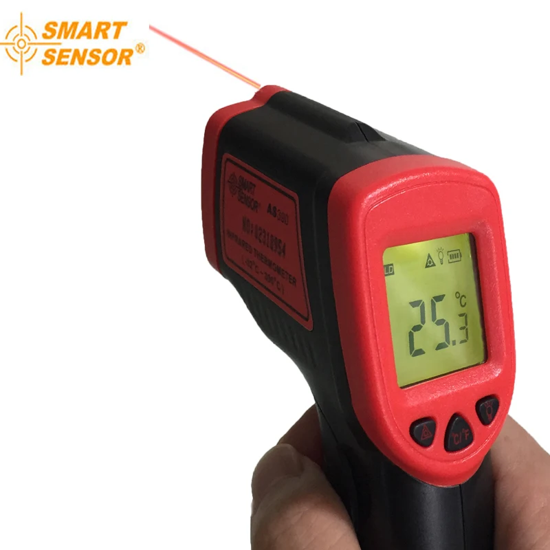 Laser IR Infrared Thermometer Non-Contact Laser LCD Display Temperature Meter C/F Selection
Laser IR Infrared Thermometer Non-Contact Laser LCD Display Temperature Meter C/F Selection