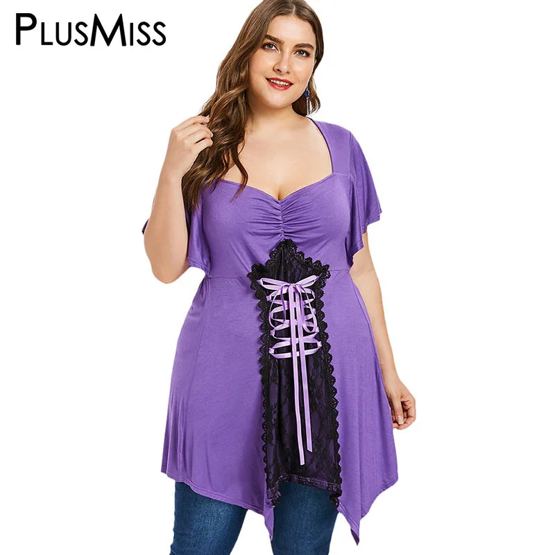 PlusMiss Plus Size Lace Up Vintage Retro Tunic Tops Women Clothes 5XL Big Size Long Loose Blouse Ladies XXXXL XXXL XXL Female
PlusMiss Plus Size Lace Up Vintage Retro Tunic Tops Women Clothes 5XL Big Size Long Loose Blouse Ladies XXXXL XXXL XXL Female