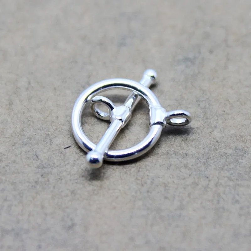 Toggle Clasp Solid Real Pure Silver 925 Sterling Silver Jewelry Findings Components Accessories DIY, 1 piece
Toggle Clasp Solid Real Pure Silver 925 Sterling Silver Jewelry Findings Components Accessories DIY, 1 piece
