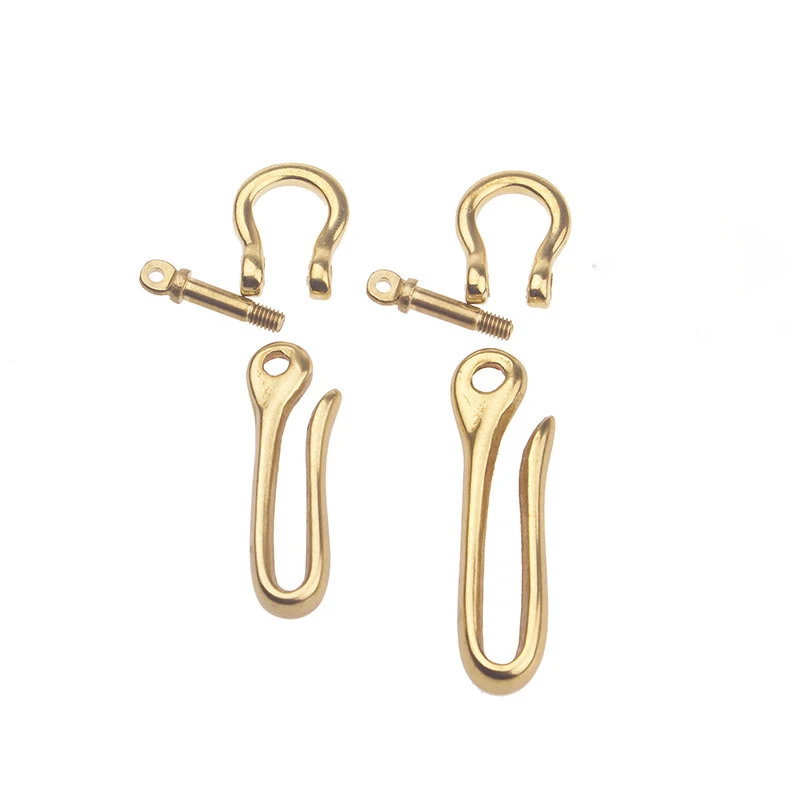 BDTHOOO Brass Horseshoe Buckle D Ring Key Hooks Metal Screw Clasps For DIY Leather Purse Bag Belt Hardware Luggage Accessories
BDTHOOO Brass Horseshoe Buckle D Ring Key Hooks Metal Screw Clasps For DIY Leather Purse Bag Belt Hardware Luggage Accessories