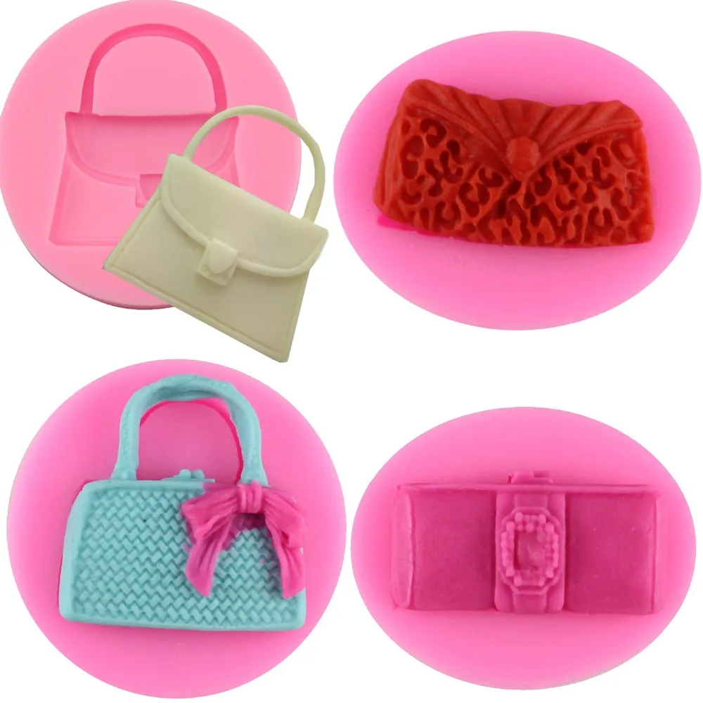 Fashion Bags Silicone Molds Cupcake Fondant Cake Decorating Tools Sugar Paste Chocolate Candy Mold Fimo Clay Moulds
Fashion Bags Silicone Molds Cupcake Fondant Cake Decorating Tools Sugar Paste Chocolate Candy Mold Fimo Clay Moulds