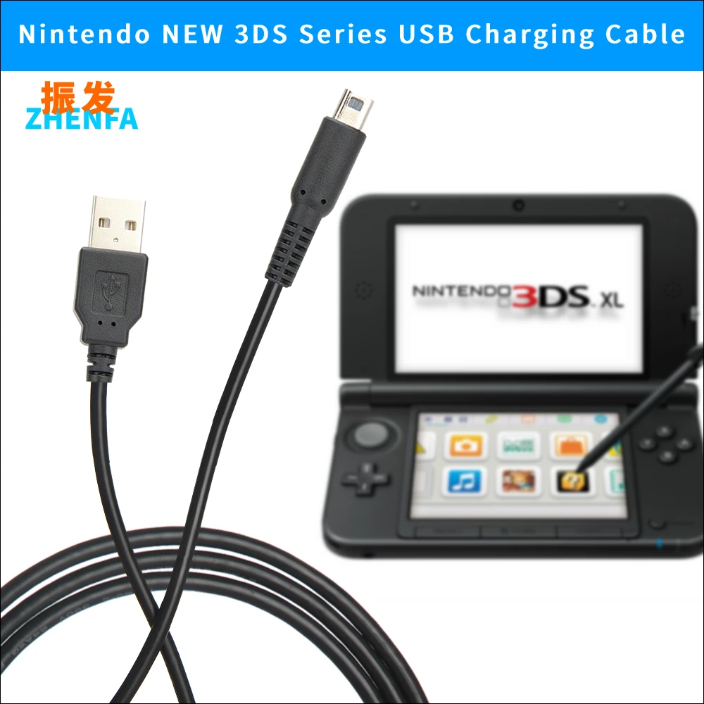 

ZHENFA USB Charge Cable for Nintendo New 3DS 2DS 3DSLL NDSI 3DSXL NDSL USB Power Charging Cable Cord