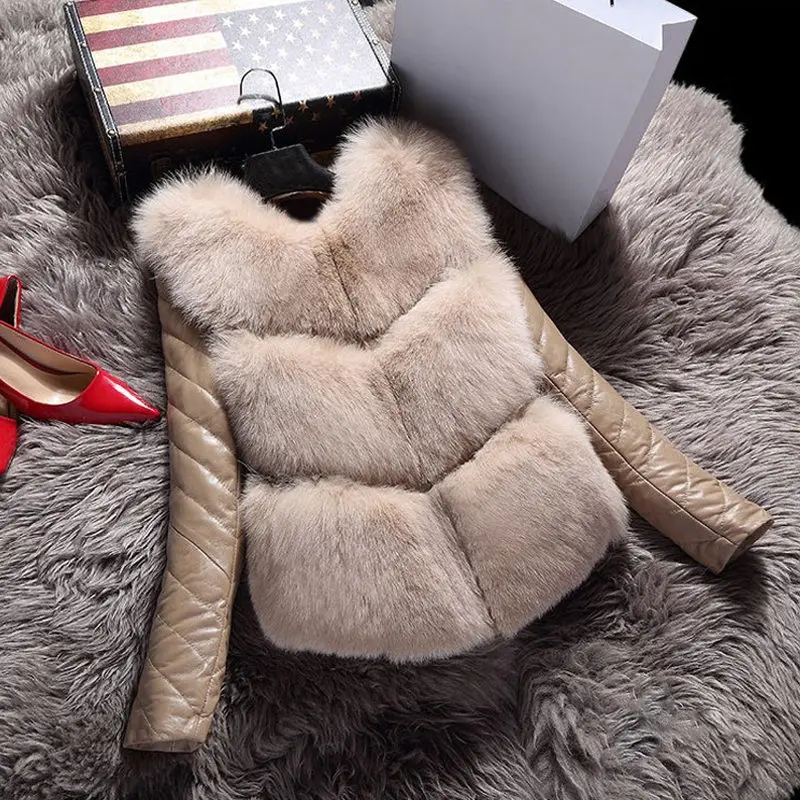 Faroonee Women 2019 Fashion Autumn Winter Coat Thick Warm Faux Fox Fur Vest High-Grade Jacket Outerwear Plus Size 3XL
Faroonee Women 2019 Fashion Autumn Winter Coat Thick Warm Faux Fox Fur Vest High-Grade Jacket Outerwear Plus Size 3XL