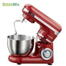 4l tigela de aço inoxidável 1200 w 6-speed cozinha do agregado familiar elétrico suporte de alimentos misturador ovo batedor de massa creme liquidificador aparelho(China)