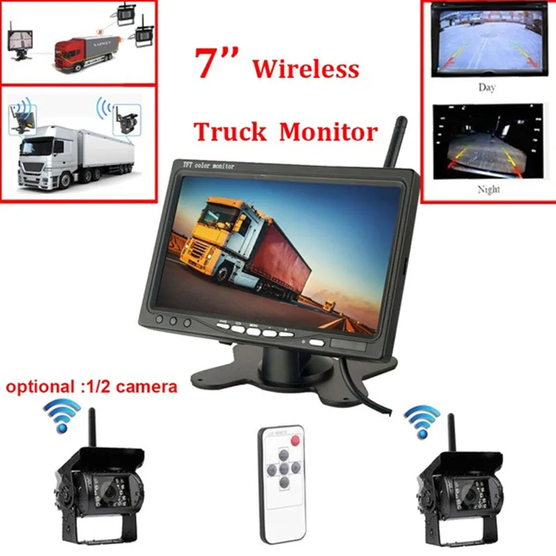 Car Rear View Camera HD 7'' Digital LCD Display Car Monitor for Truck Bus Parking Assistance System Car Electronics Accessories
Car Rear View Camera HD 7'' Digital LCD Display Car Monitor for Truck Bus Parking Assistance System Car Electronics Accessories