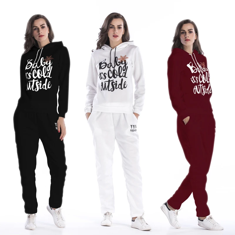 Women Suit Autumn New Two Piece Sports Suit Letter Print Large Size Women's Suit Loose Hooded Sweater Trousers
Women Suit Autumn New Two Piece Sports Suit Letter Print Large Size Women's Suit Loose Hooded Sweater Trousers