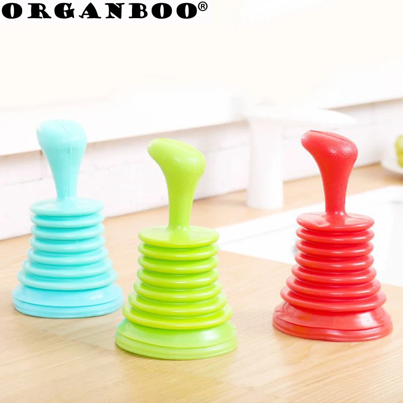 ORGANBOO 1PC Hand-held home toilet plunger sink dredge pipe suction cup powerful dredge toilet drain squeezed drain cleaner
ORGANBOO 1PC Hand-held home toilet plunger sink dredge pipe suction cup powerful dredge toilet drain squeezed drain cleaner