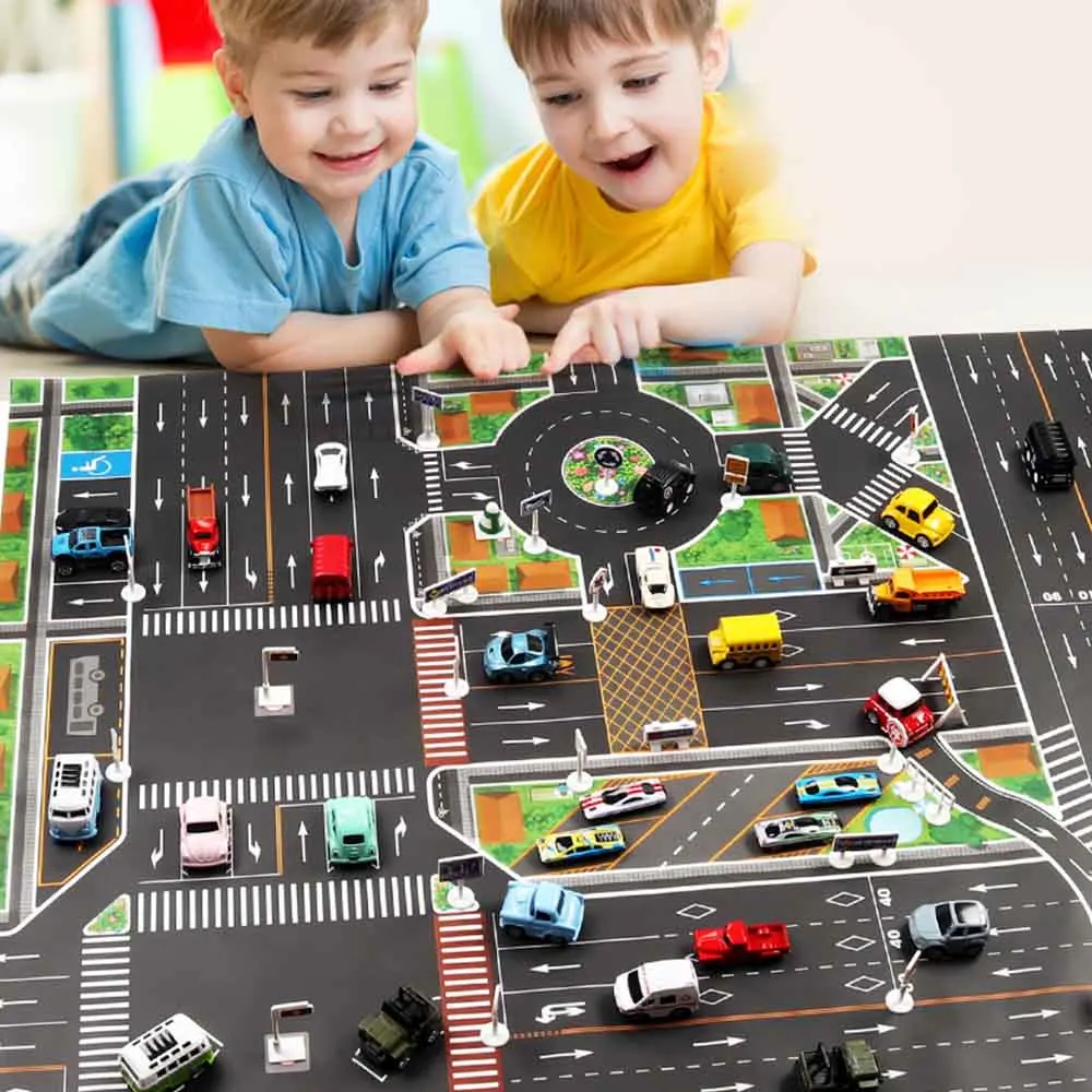 130 X 100cm Kids Cars Map City Parking Lot Roadmap Toy Model Car Climbing English Version Mats Gifts
130 X 100cm Kids Cars Map City Parking Lot Roadmap Toy Model Car Climbing English Version Mats Gifts