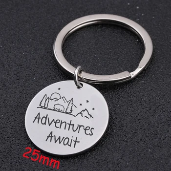 Fashion Stick Figure Round Keychain Engraved Adventure Awaits Jewelry Graduation Gift Inspire Key Ring Charm Holder
Fashion Stick Figure Round Keychain Engraved Adventure Awaits Jewelry Graduation Gift Inspire Key Ring Charm Holder