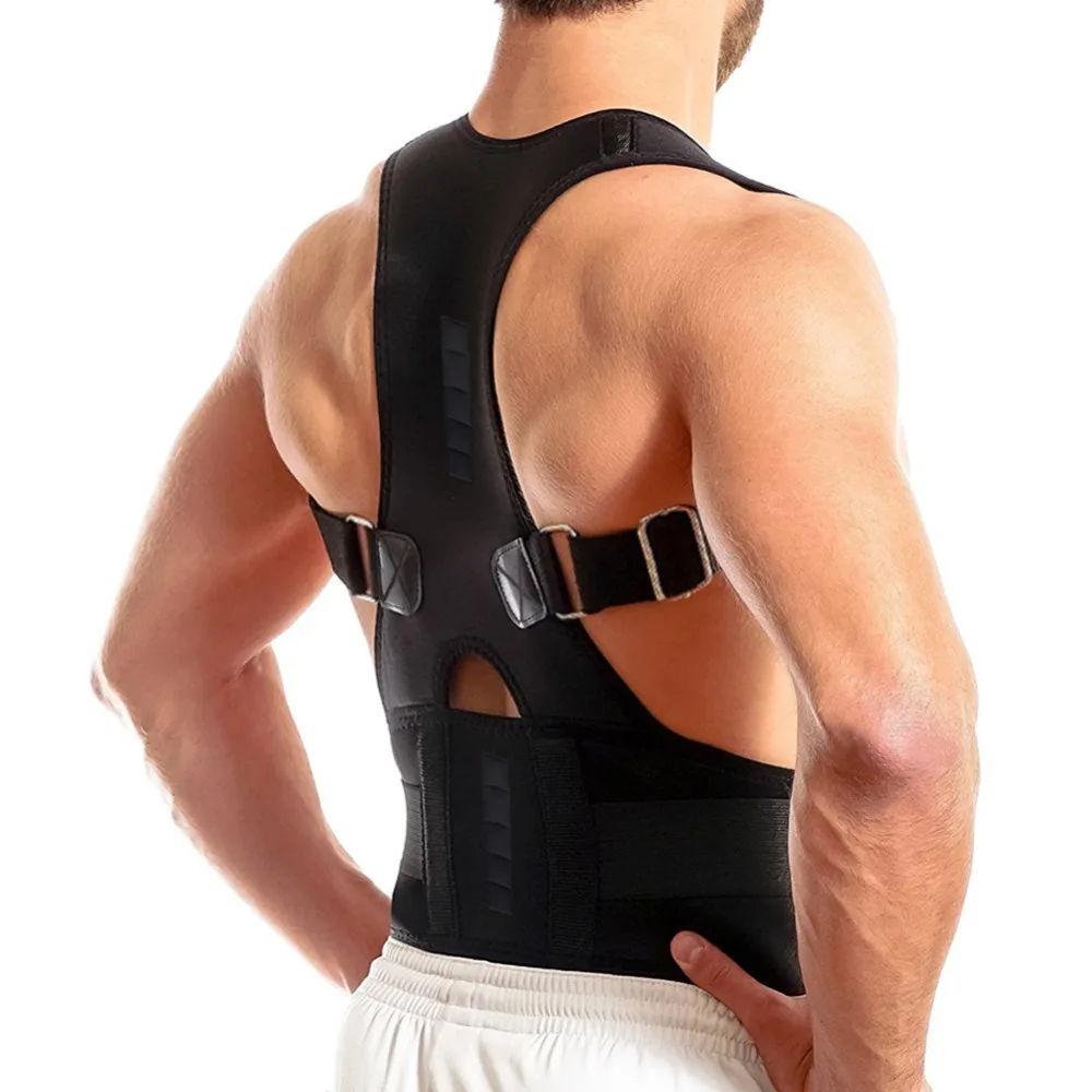 Magnetic Posture Corrector and Back Support, Improves Posture and Provides Lumbar Support, For Lower and Upper Back Pain Men Women1