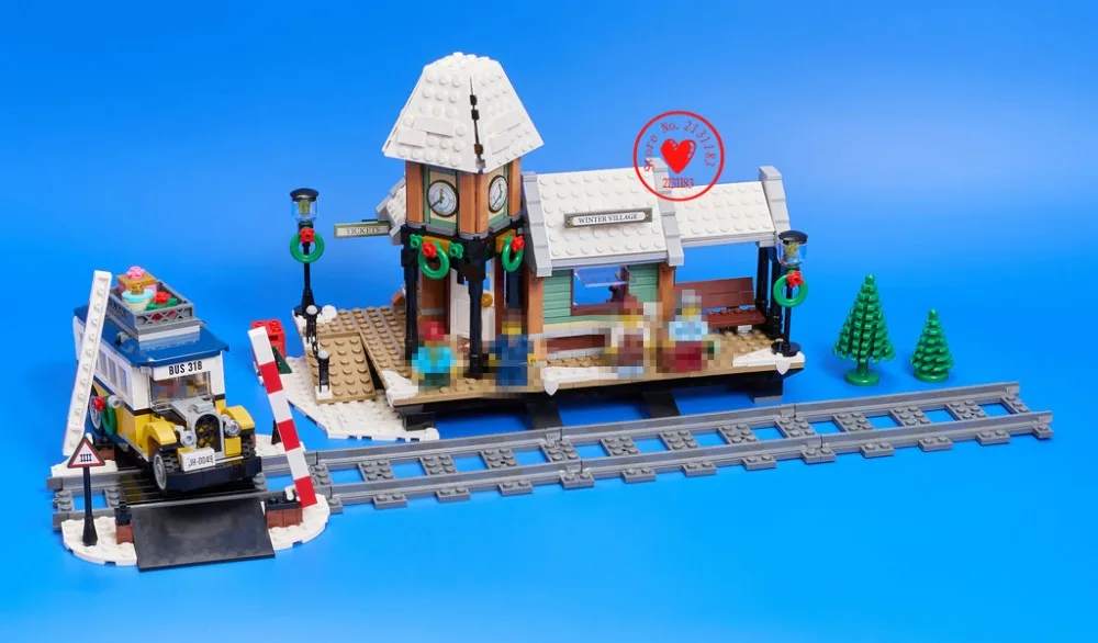 New Creative Winter Village Station fit legoings 10254 city creator model Building Blocks Bricks Toy christmas gift kid set
New Creative Winter Village Station fit legoings 10254 city creator model Building Blocks Bricks Toy christmas gift kid set