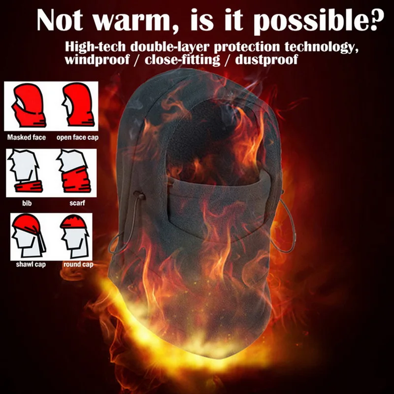 Adisptent Winter Fashion 6 In 1 Warm Balaclava Scarf Face Neck Hat Hood Mask Helmet 2019 new fashion riding Sports Hat
Adisptent Winter Fashion 6 In 1 Warm Balaclava Scarf Face Neck Hat Hood Mask Helmet 2019 new fashion riding Sports Hat