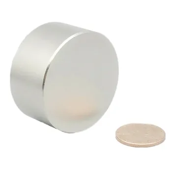 Grade N52 NdFeB Disc Magnet Diameter 40x20 mm 60.7kg Pulling Neodymium Permanent Magnets Axially Magnetized Garage Magnets
Grade N52 NdFeB Disc Magnet Diameter 40x20 mm 60.7kg Pulling Neodymium Permanent Magnets Axially Magnetized Garage Magnets