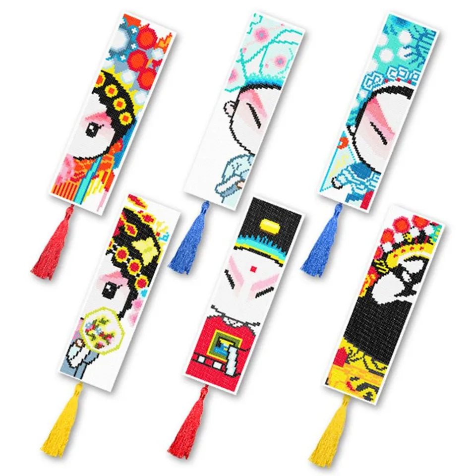 Craft Stich Cross Stitch Bookmark China Facial Makeup Plastic Fabric Needlework Embroidery Crafts Counted Cross-Stitching Kit
Craft Stich Cross Stitch Bookmark China Facial Makeup Plastic Fabric Needlework Embroidery Crafts Counted Cross-Stitching Kit