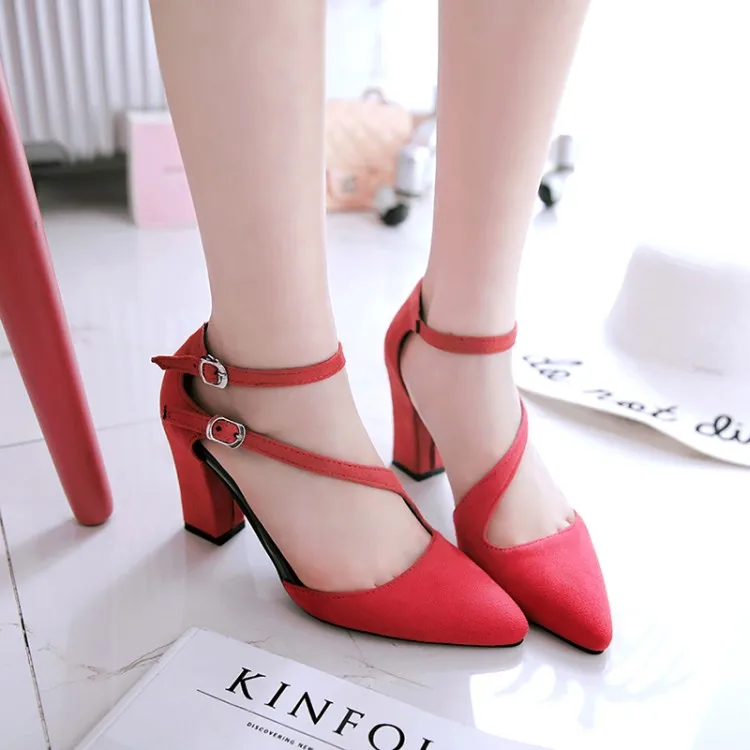 Big Size 11 12 13 14 15 16 high heels sandals women shoes woman summer ladies Shallow opening of pointed thick heel buckle
Big Size 11 12 13 14 15 16 high heels sandals women shoes woman summer ladies Shallow opening of pointed thick heel buckle