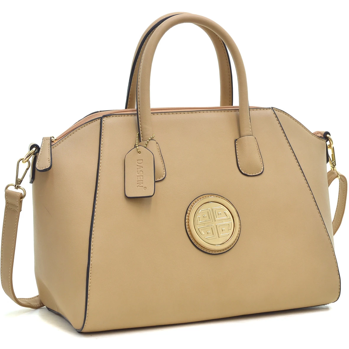 Dasein<ALIMT >®</ALIMT> Faux Leather Weekender Satchel with Removable Strap (3)