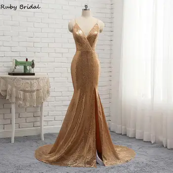 2019 New Vestido De Noite Long Mermaid Evening Dresses Sexy Low Back Champagne Sequins Cheap Party Gown PW908
2019 New Vestido De Noite Long Mermaid Evening Dresses Sexy Low Back Champagne Sequins Cheap Party Gown PW908