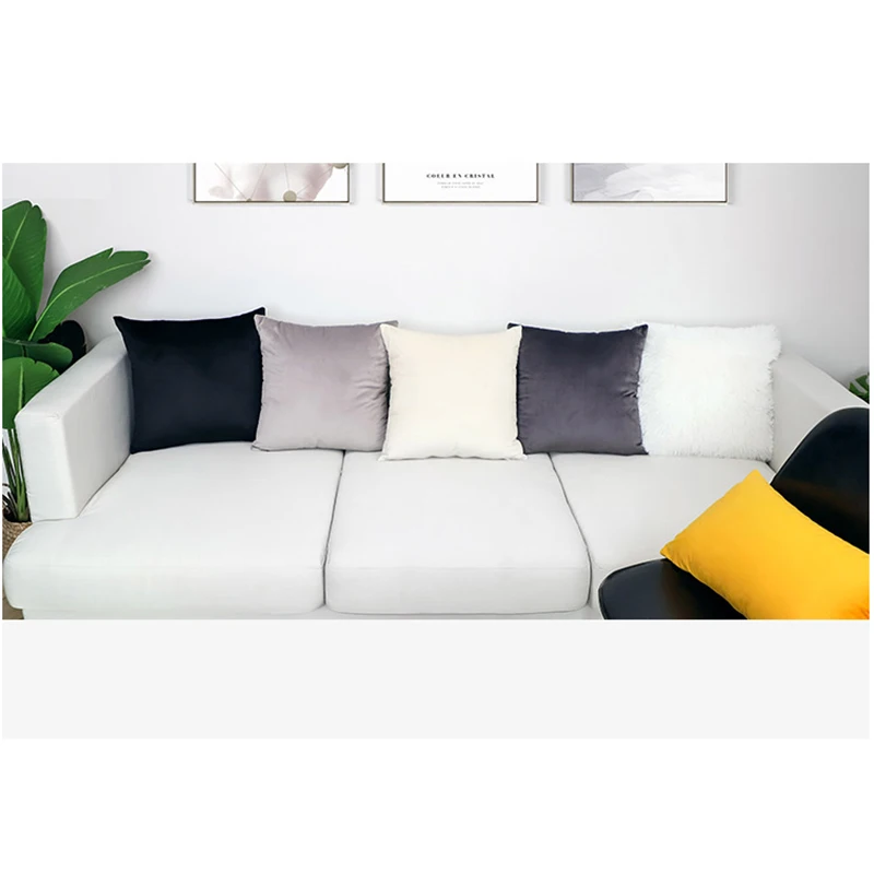 Luxury White Black Gray Velvet Cushion Cover Pillow Cover Pillow Case Yellow Green Blue Home Decorative Sofa Throw Pillows Chair
Luxury White Black Gray Velvet Cushion Cover Pillow Cover Pillow Case Yellow Green Blue Home Decorative Sofa Throw Pillows Chair