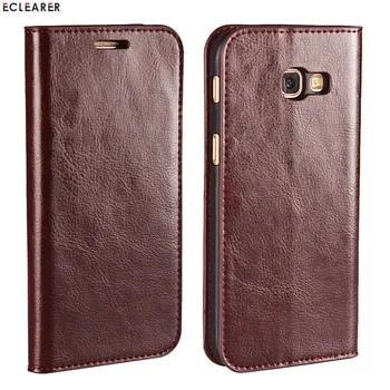 ECLEARER Wallet Case For Samsung Galaxy A3 2017 A320F/ A5 2017 A520F Genuine Leather Case Vintage Business Flip Cover Phone Bags
ECLEARER Wallet Case For Samsung Galaxy A3 2017 A320F/ A5 2017 A520F Genuine Leather Case Vintage Business Flip Cover Phone Bags