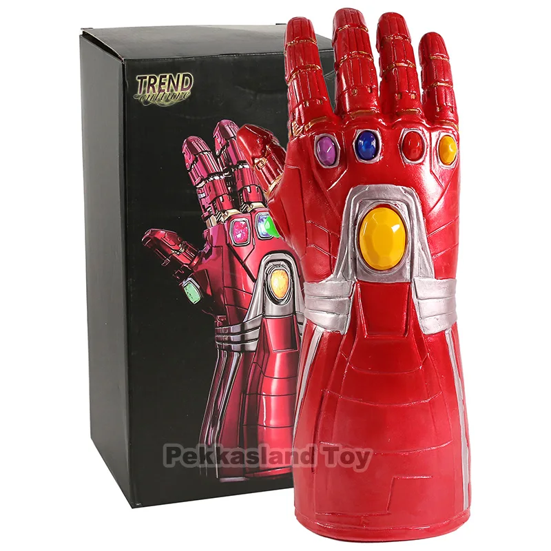 Avengers Endgame Iron Man Infinity Gauntlet Glove with LED Light Soft PVC Action Figure Collectible Model Toy
Avengers Endgame Iron Man Infinity Gauntlet Glove with LED Light Soft PVC Action Figure Collectible Model Toy