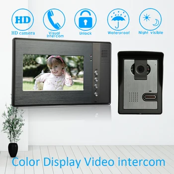 Wire Type 7 inch LCD Screen Colorful Display Video Door Phone Doorbell Intercom System Night Vision Smart Home Talkback
Wire Type 7 inch LCD Screen Colorful Display Video Door Phone Doorbell Intercom System Night Vision Smart Home Talkback