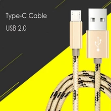 Fast Charging Type C Cable USB 2.0 Type-c Charger For Samsung Note 7 P9 Nexus 6P For Xiaomi 4c 5 For MEIZU Pro 5 6 Type C Cable