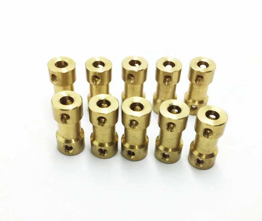 Copper Coupling Drive Shaft Connector Motor Shaft Couplings 2/2.3/3/4/5/6mm to 2/2.3/3/3.17/4/5/6mm for RC Boat Car robot
Copper Coupling Drive Shaft Connector Motor Shaft Couplings 2/2.3/3/4/5/6mm to 2/2.3/3/3.17/4/5/6mm for RC Boat Car robot