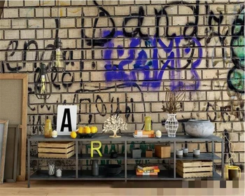 beibehang wallpapers for living room Mural 3d Vintage wallpaper abstract pattern street graffiti brick wallpaper background wall
beibehang wallpapers for living room Mural 3d Vintage wallpaper abstract pattern street graffiti brick wallpaper background wall