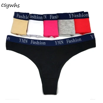 CSYWHS Women's Cotton G-String Thong Panties String Underwear Women Briefs Sexy Lingerie Intimate Ladies Letter Low-Rise 5PCS
CSYWHS Women's Cotton G-String Thong Panties String Underwear Women Briefs Sexy Lingerie Intimate Ladies Letter Low-Rise 5PCS