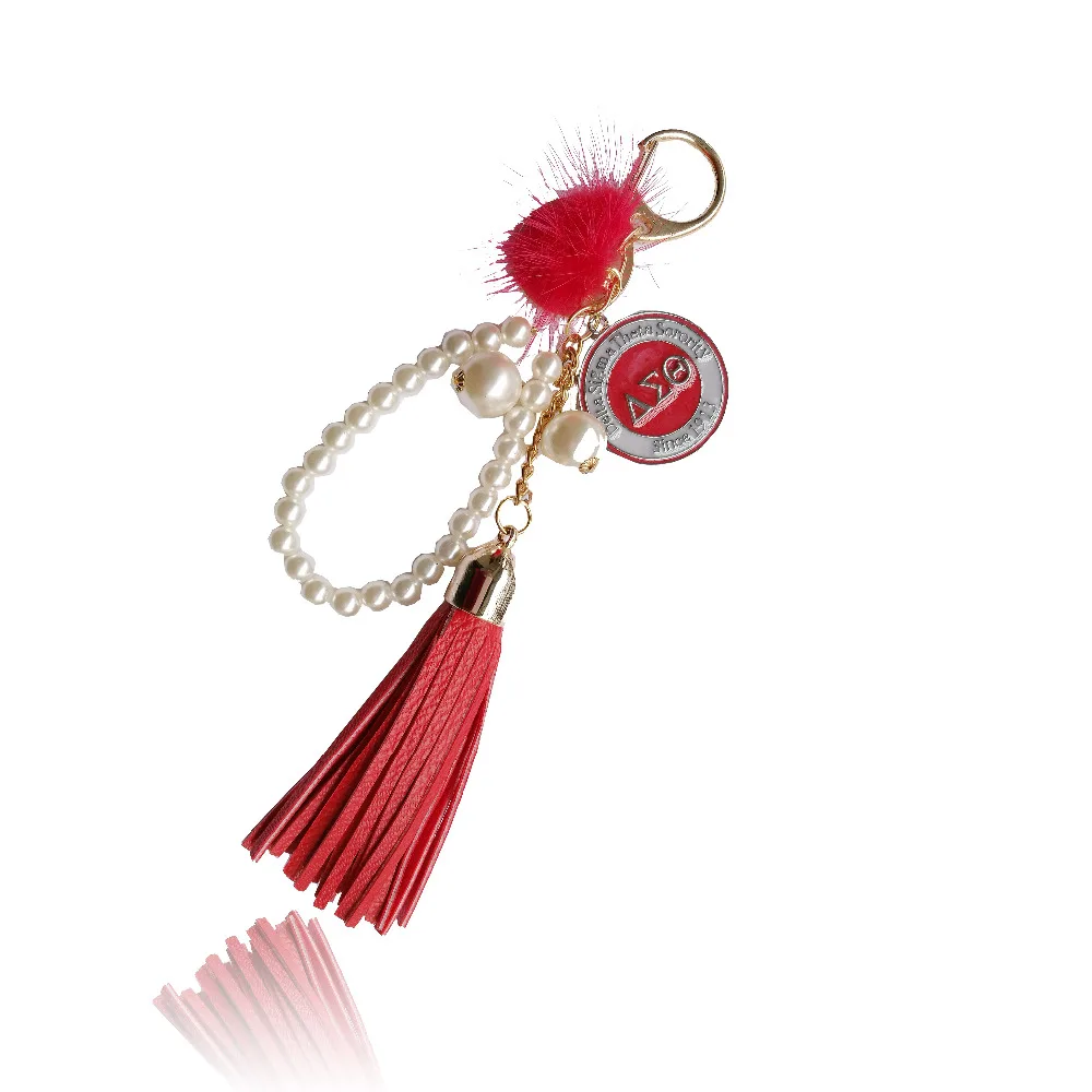 casual PU leather tassels women keychain bag pendant DST Sorority tassel pearl car keychain ring holder jewelry
casual PU leather tassels women keychain bag pendant DST Sorority tassel pearl car keychain ring holder jewelry