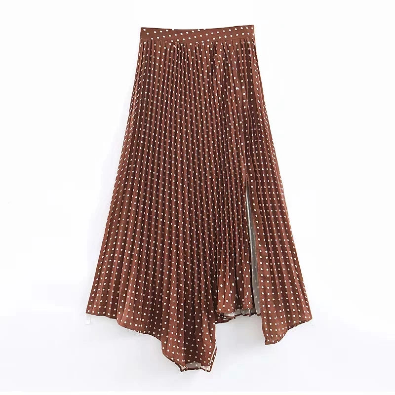 Klacwaya women asymmetrical dots skirts 2019 bohemian ladies chic pleated high waist mermaid skirt girls elegant long bottoms
Klacwaya women asymmetrical dots skirts 2019 bohemian ladies chic pleated high waist mermaid skirt girls elegant long bottoms