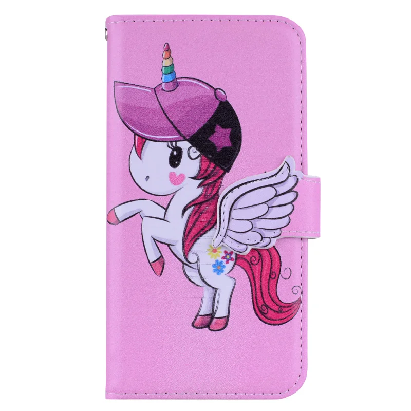 For Huawei Honor Play Case 6.3'' Unicorn Flip Wallet Leather Mirror Phone for Cover Fundas Accessories | Мобильные телефоны