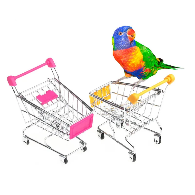 Pet Bird Parrot Toy Funny Mini Supermarket Shopping Cart Intelligence Growth Training Toys Kids Toy Bird Supplies C42
Pet Bird Parrot Toy Funny Mini Supermarket Shopping Cart Intelligence Growth Training Toys Kids Toy Bird Supplies C42
