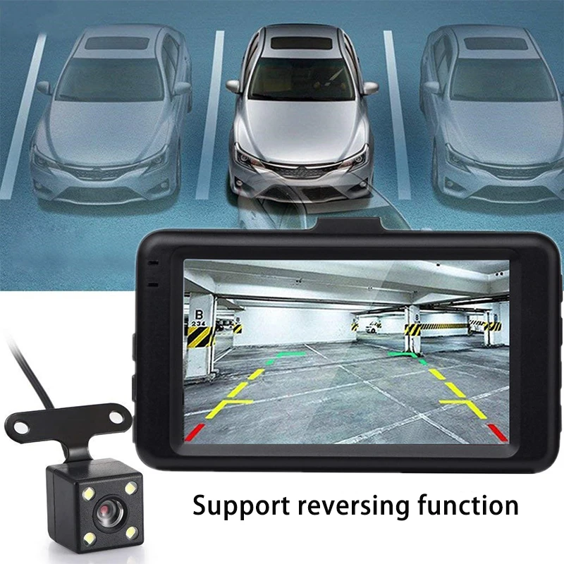 

Goldfox 12MP HD 1080P Car DVR Recorder Video Camera 170D Wide Angel Lens 3.0" Screen Night Vision G-sensor Parking Mode Dash Cam