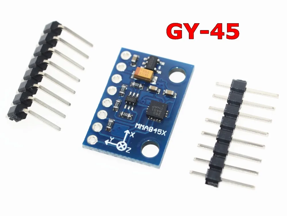 GY-45 MMA8451 Module Digital Triaxial Accelerometer High-precision Inclination Module
GY-45 MMA8451 Module Digital Triaxial Accelerometer High-precision Inclination Module
