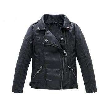 Girls PU Leather Jacket For Boys 2019 Hot Autumn Solid Casual Outerwear Leather Clothing Children Jacket Teenagers Coats 3-14Y
Girls PU Leather Jacket For Boys 2019 Hot Autumn Solid Casual Outerwear Leather Clothing Children Jacket Teenagers Coats 3-14Y