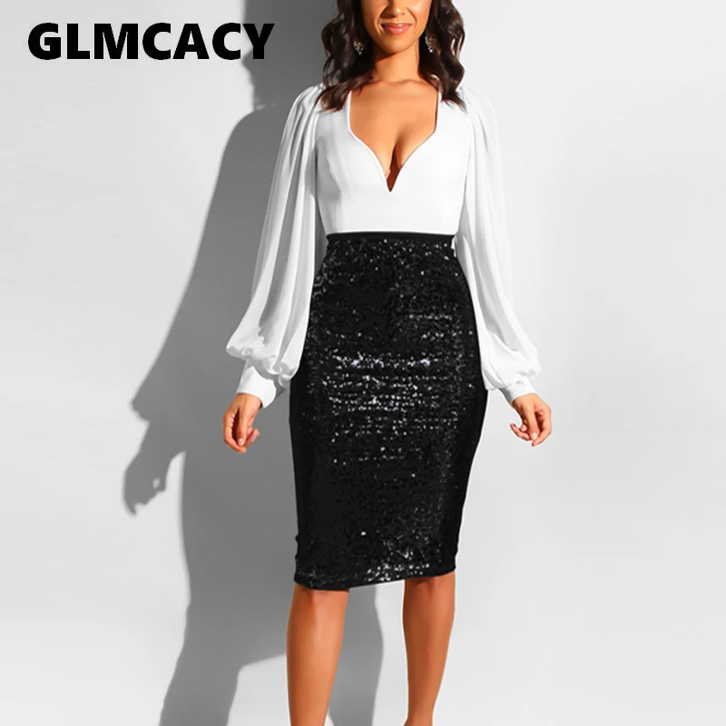 Women Glitter Sequins Lining Sexy Bodycon Skirts High Waist Slim Fit Clubwear Party Skirt Elegant Ladies Pencil Midi Skirt
Women Glitter Sequins Lining Sexy Bodycon Skirts High Waist Slim Fit Clubwear Party Skirt Elegant Ladies Pencil Midi Skirt