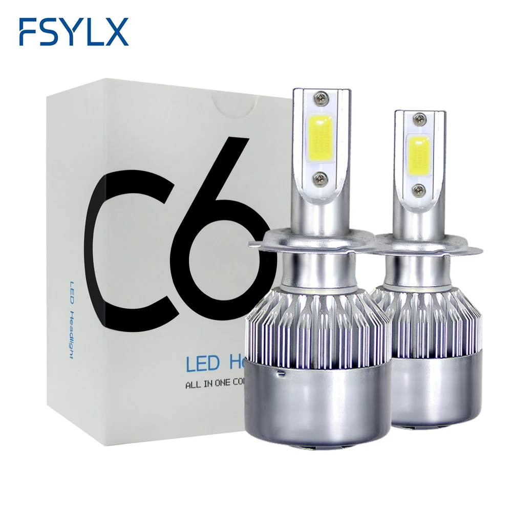 High power version C6 Car LED Headlight Bulbs H1 H3 H7 H8 H9 H10 H11 HB3 HB4 9005 9006 9004 9007 H13 H4 LED fog Headlights C6
High power version C6 Car LED Headlight Bulbs H1 H3 H7 H8 H9 H10 H11 HB3 HB4 9005 9006 9004 9007 H13 H4 LED fog Headlights C6