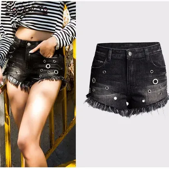 Fashion Summer Shorts Women High Waist Denim Shorts Plus Size 4XL Bleached Hollow out Tassels Sexy Women Mini Shorts Jeans Mujer
Fashion Summer Shorts Women High Waist Denim Shorts Plus Size 4XL Bleached Hollow out Tassels Sexy Women Mini Shorts Jeans Mujer