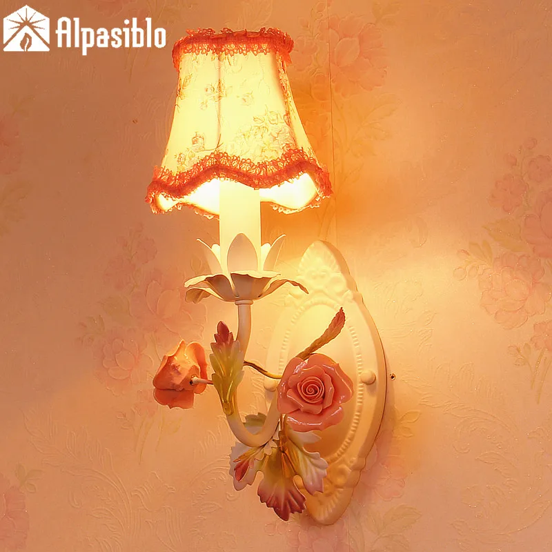 Country style wall mounted light Northern Europe Korean concise style wall lamps for bedroom/lobby/balcony/stairs flower sconces
Country style wall mounted light Northern Europe Korean concise style wall lamps for bedroom/lobby/balcony/stairs flower sconces