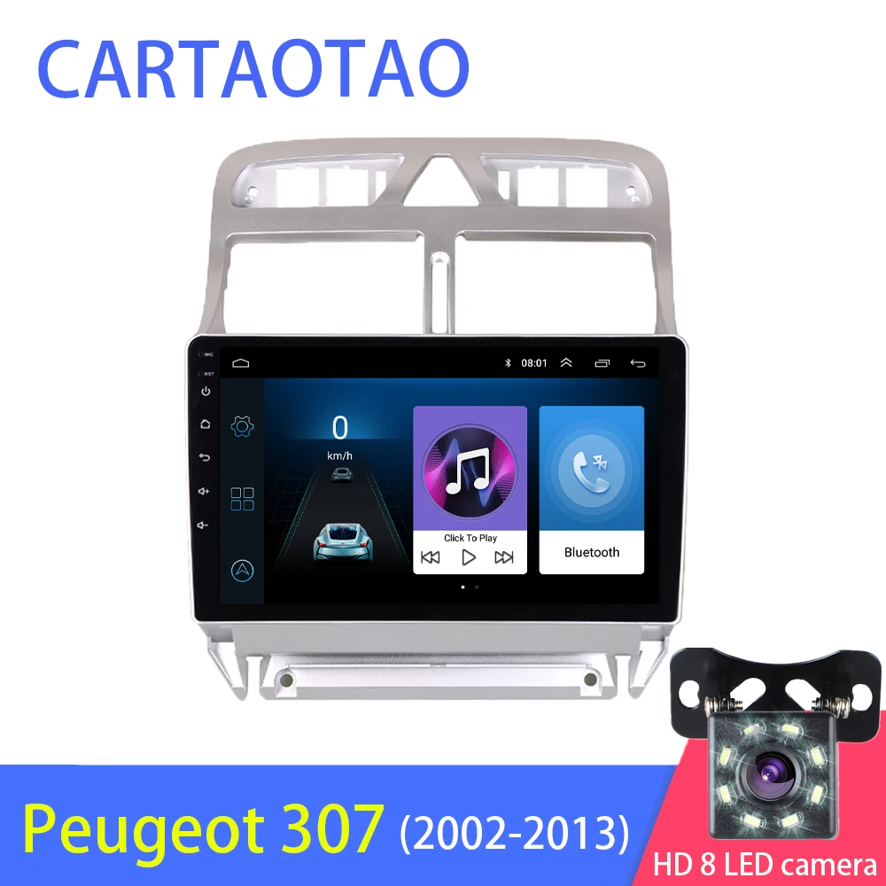 2din Android 8.1 car DVD multimedia player Peugeot 307 307CC 307SW 2004-2013 car radio GPS navigation WiFi Bluetooth player
2din Android 8.1 car DVD multimedia player Peugeot 307 307CC 307SW 2004-2013 car radio GPS navigation WiFi Bluetooth player